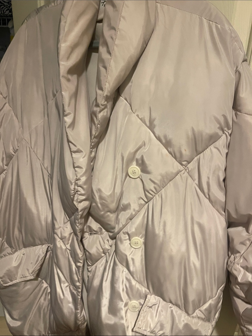 Light gray Quilted Puffer Jacket - Women's Cozy Coat